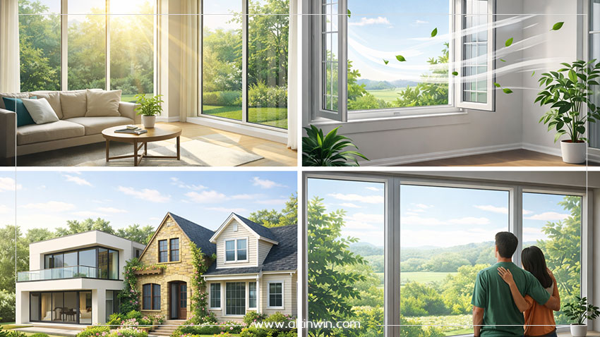 انواع سبک های معماری ساختمان و انتخاب پنجره