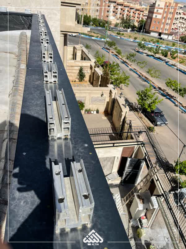 نمونه کار نرده شیشه ای کار شده توسط تیم آلتین