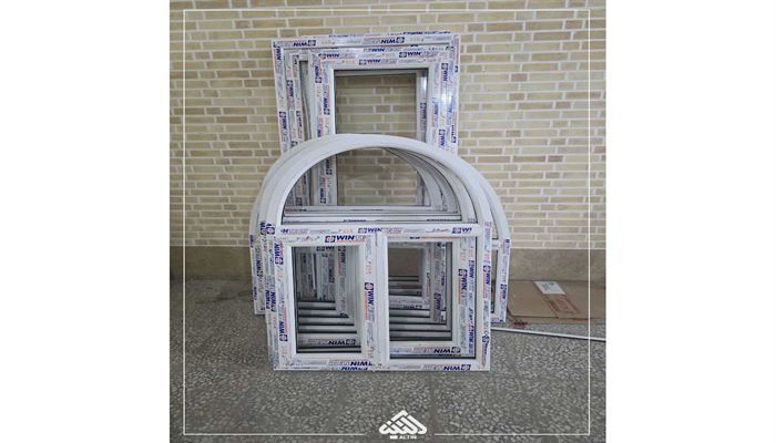 سفارش مشتری تولید پنجره دو جداره خم و هندسی